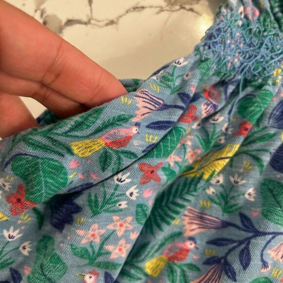 Mini Boden Blue Floral Kids Dress - Picture 3 of 5